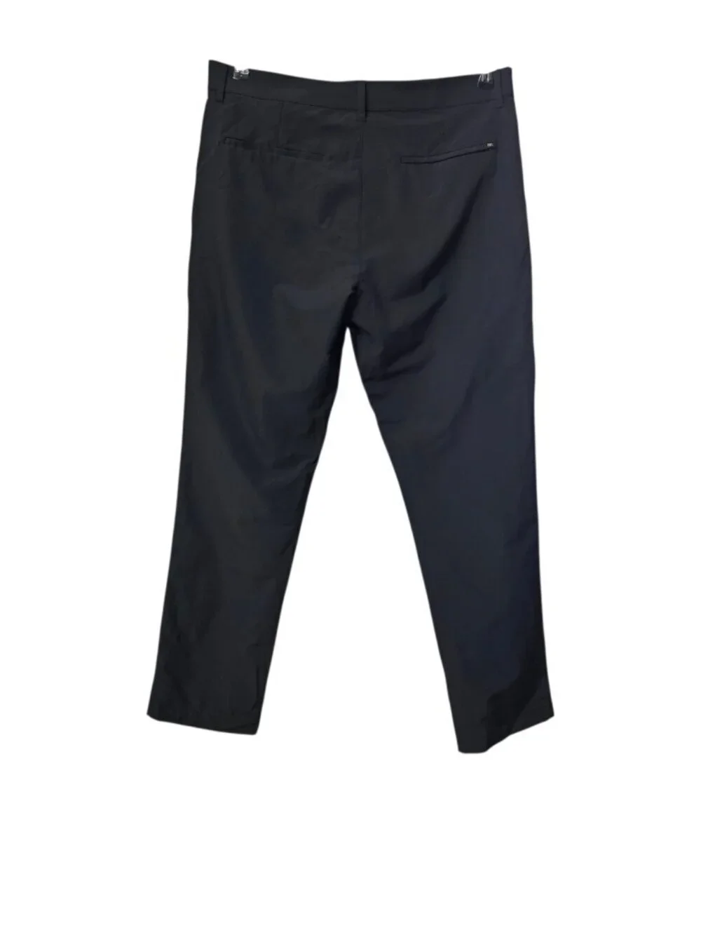 Banana Republic Men's Flat Front Pant Slim Fit Stretch Fabric Black 34X30 New